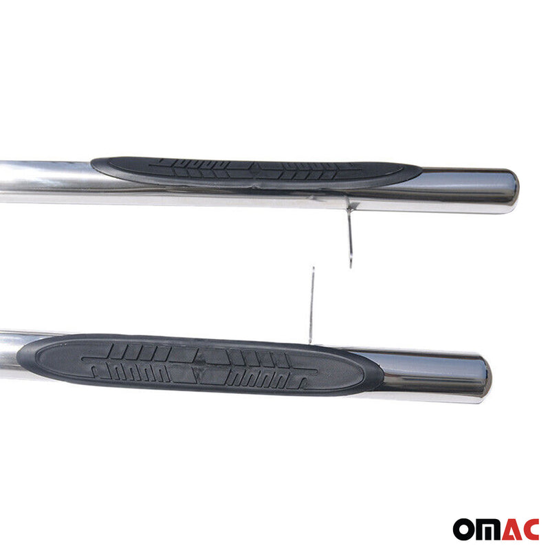 2007-2015 Audi Q7 Running Boards Side Steps Silver