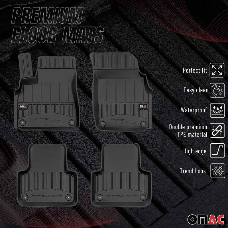 2018-2024 Lamborghini Urus Premium Floor Mats Liners Full Set All Weather Heavy Duty