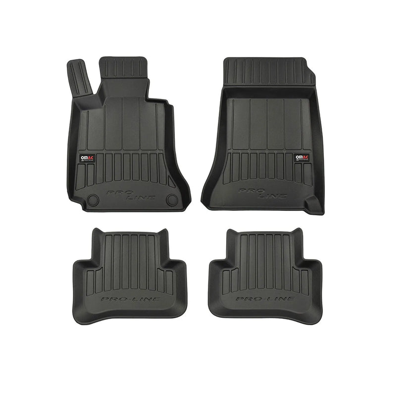 2010-2014 Mercedes C Class W204 S204 Premium Floor Mats Liners Full Set All Weather Heavy Duty Black