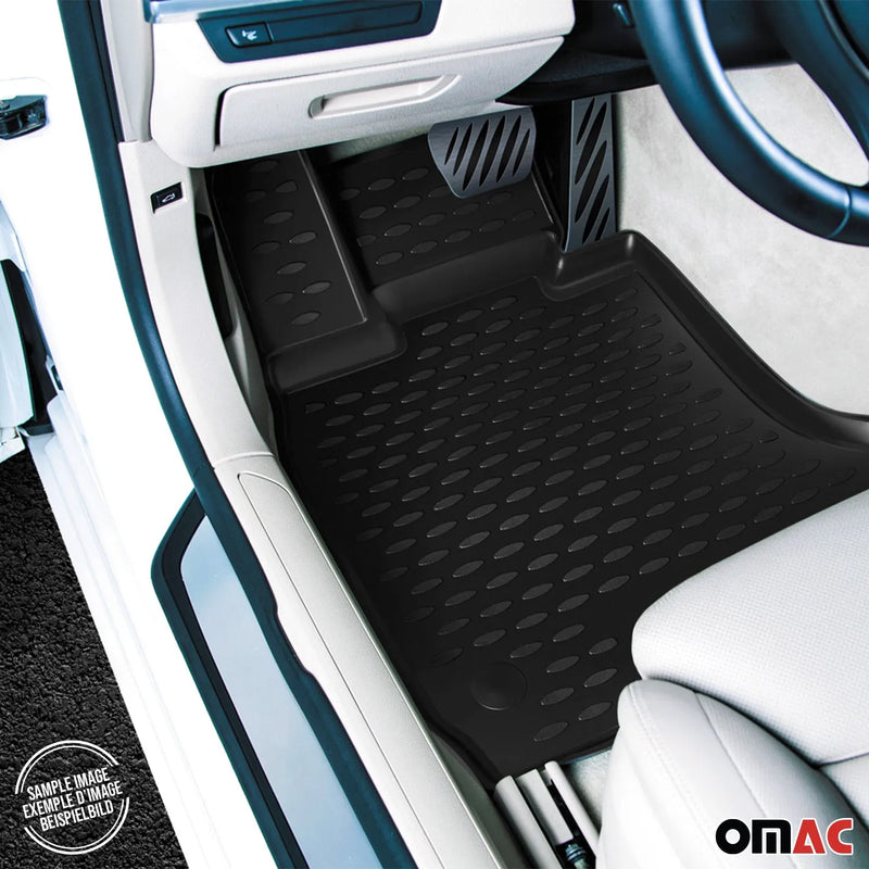 2007-2013 BMW X5 E70 Floor Mats Liners Full Set All Weather Black