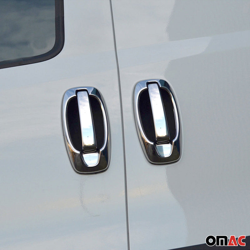 2015-2022 RAM ProMaster City Car Door Handle Cover Protector Steel 8 Pcs