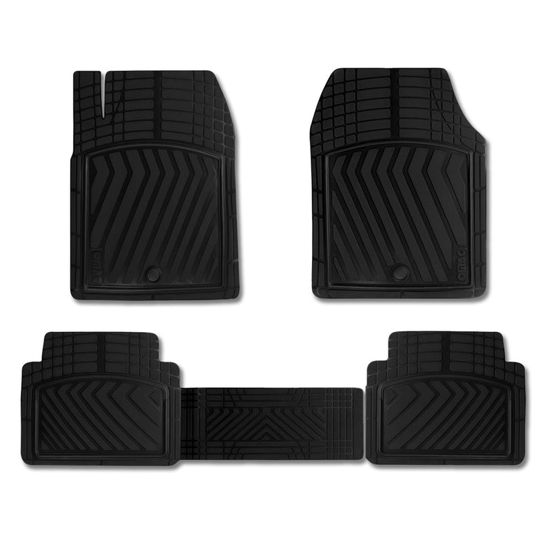 VW Jetta Semi-Custom fit Floor Mats Liner All Weather 3D Black Waterproof 4Pcs