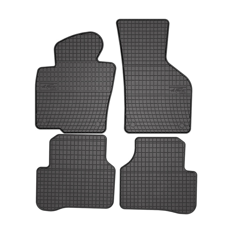 2006-2010 VW Passat B6 Floor Mats Liners Full Set All Weather Rubber Black