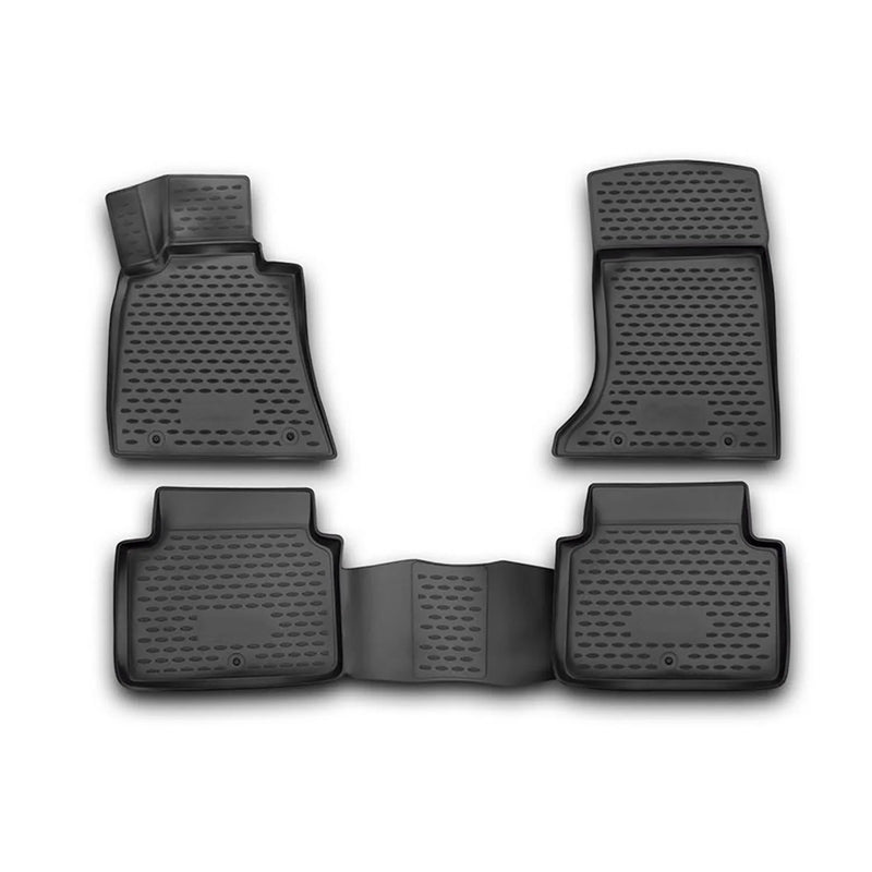 2015-2016 Hyundai Genesis Floor Mats Liners Full Set All Weather Black