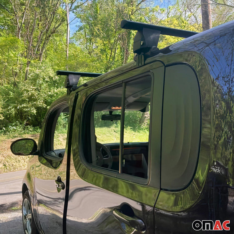 2009-2014 Nissan Cube Roof Rack Cross Bars Black