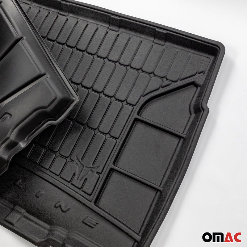 OMAC Premium Floor Mats & Cargo Liners for Audi A8 S8 L 2019-2024 Rubber Black