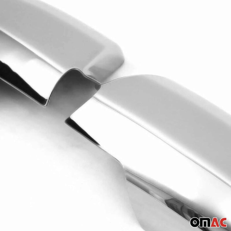 Side Mirror Cover Caps Fits Hyundai Accent 2006-2011 Chrome Silver 2 Pcs - OMAC USA