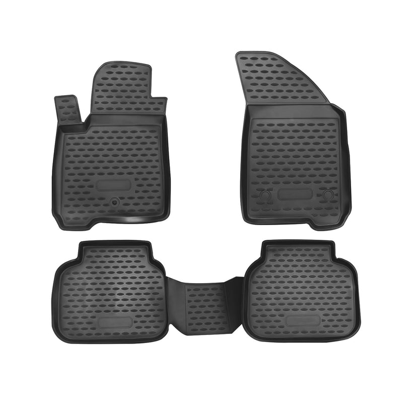 2009-2011 Dodge Journey Floor Mats Liners Full Set All Weather Black