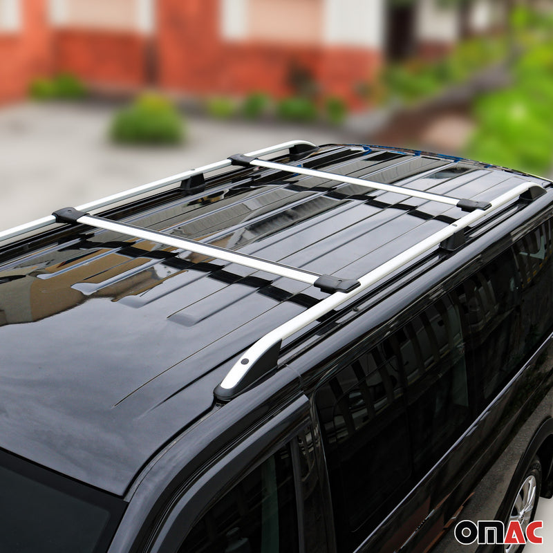 2001-2011 Chevrolet Combo Roof Rack Cross Bars Silver