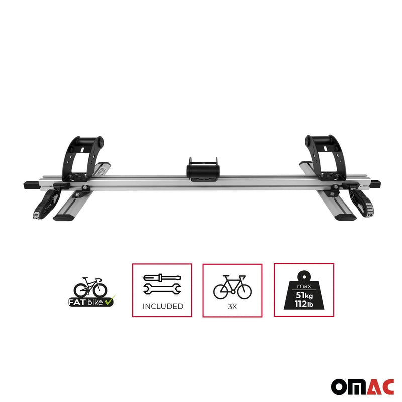 Toyota Tacoma 3 Bike Carrier Racks Interior Cargo Trunk Mount Alu