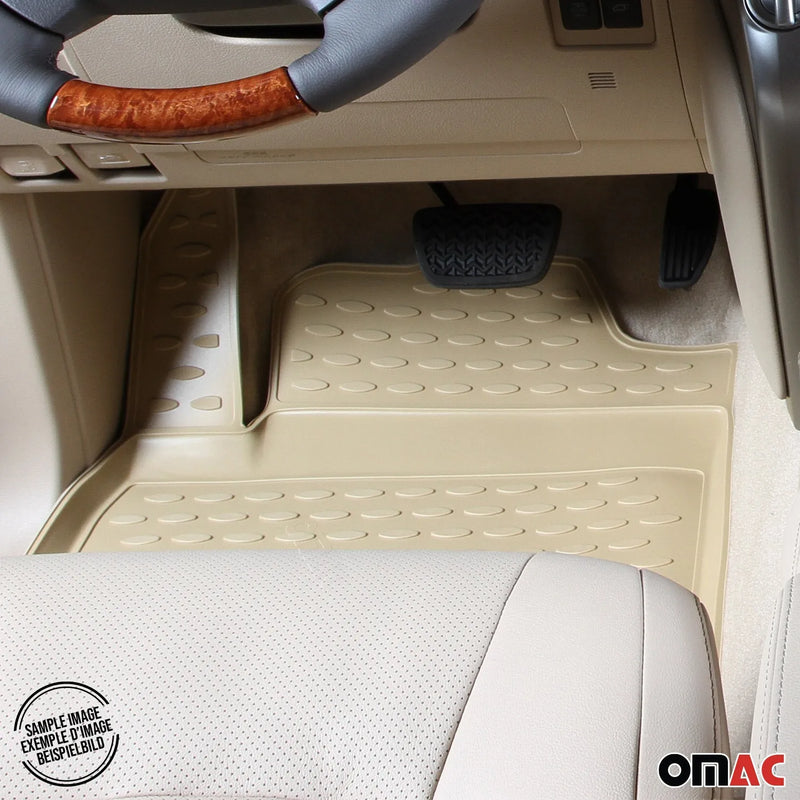 2010-2016 Audi A4 S4 Avant Floor Mats Liners Full Set All Weather Beige