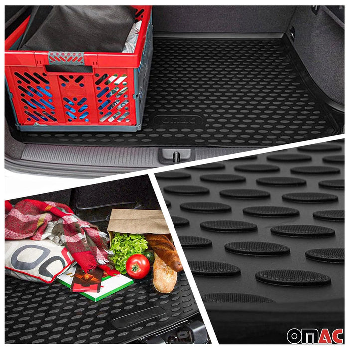 Custom Floor Mats & Cargo Liners for VW Tiguan 2009-2017 Rubber TPE Black 5Pcs