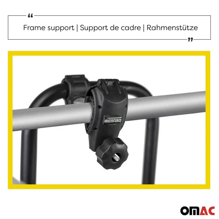 Alu 3 Bike Rack Carrier Hitch Mount for Kia Rio Hatchback 2018-2023 Black Grey