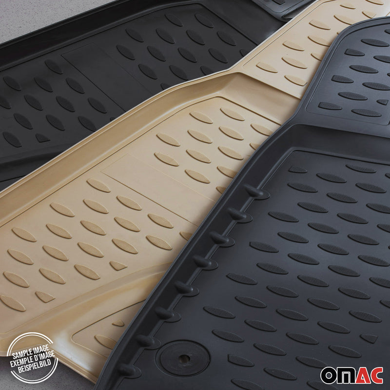 2007-2009 Mazda CX-7 Floor Mats Liners Full Set All Weather Black