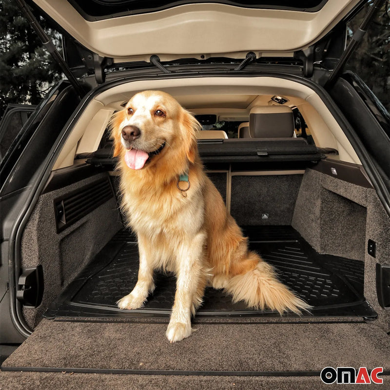 Semi-Custom fit Cargo Mats Liner All Weather for Nissan Frontier Black Rubber