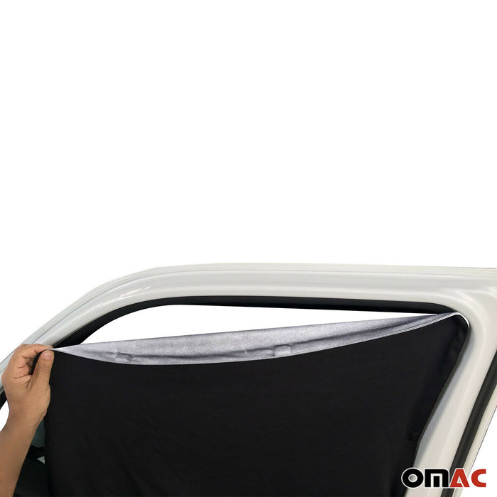 Magnetic Window Curtains UV Protection for Citroen Jumper 2007-2023 Gray Black