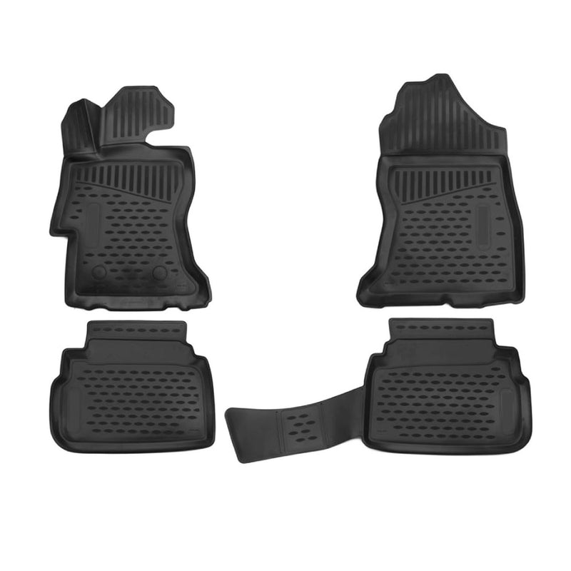 2018-2023 Subaru Crosstrek Floor Mats Liners Full Set All Weather Black