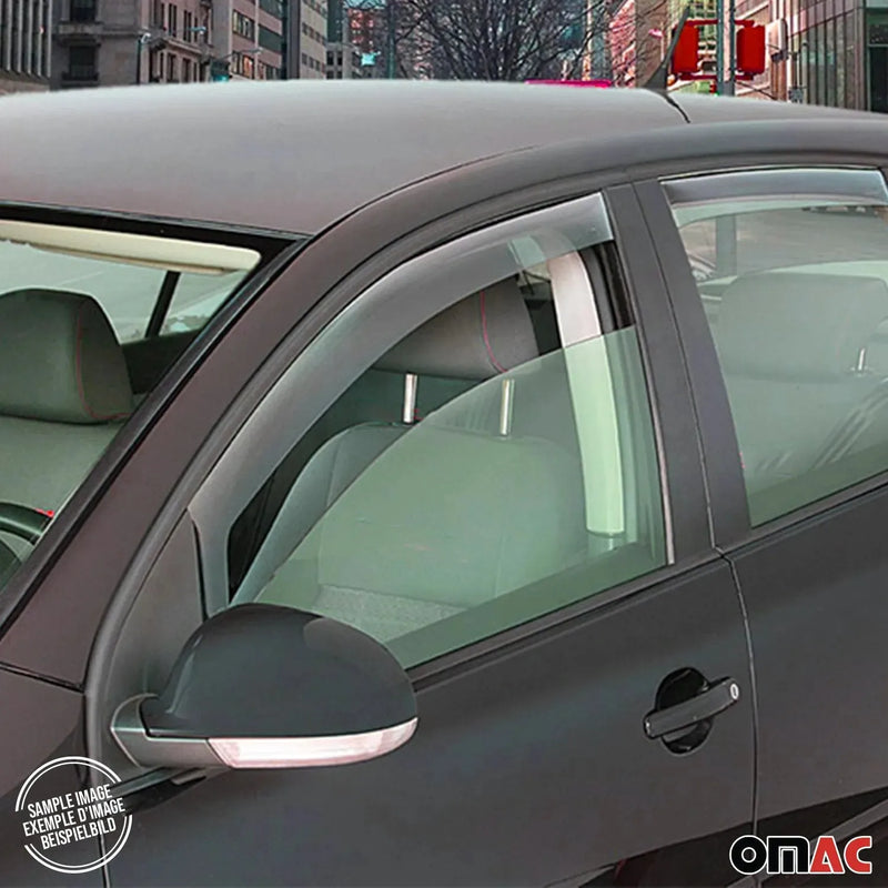 2010-2015 BMW X1 E84 Window Visor Vent Rain Deflector 4Pcs Smoke