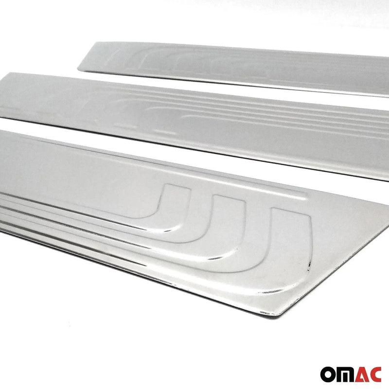 Door Sill Scuff Plate Scratch Protector for Mercedes Metris 2016-2024 Steel 4x - OMAC USA