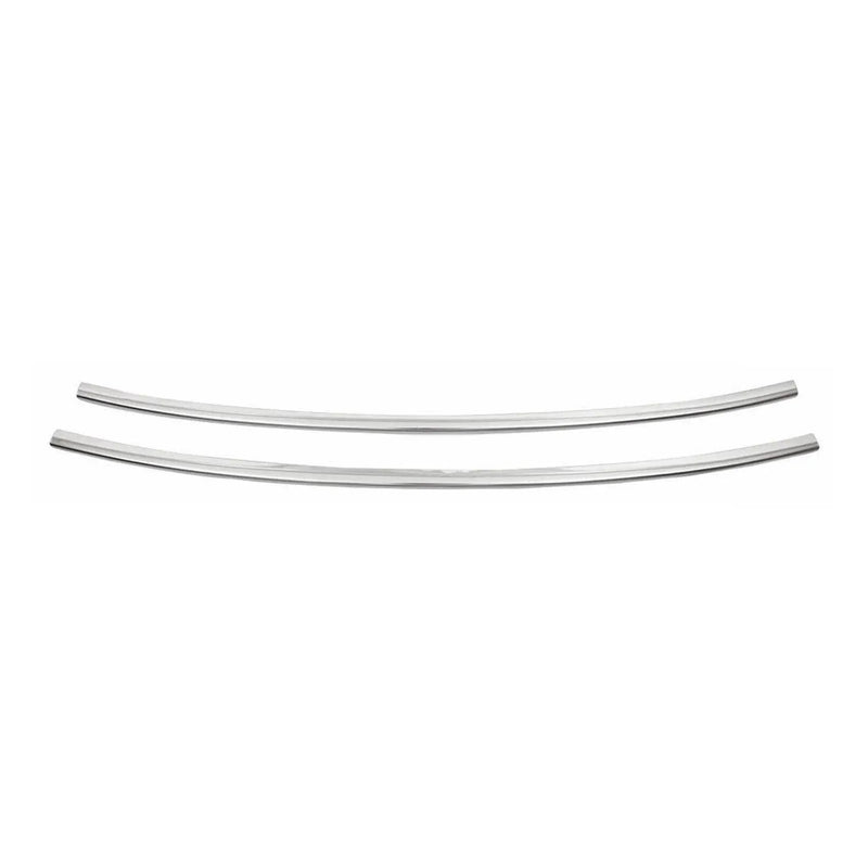 Front Bumper Trim Molding for VW Jetta A6 2011-2014 Steel Silver 2 Pcs - OMAC USA