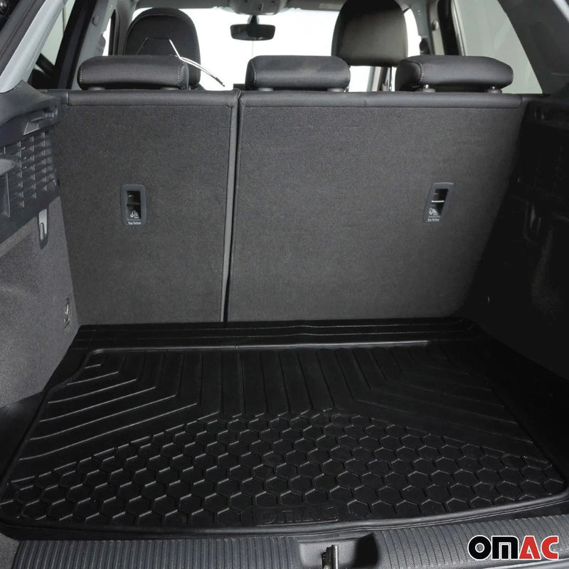 2019-2024 Audi A6 Avant Semi-Custom fit Cargo Mats Liner All Weather Black Rubber