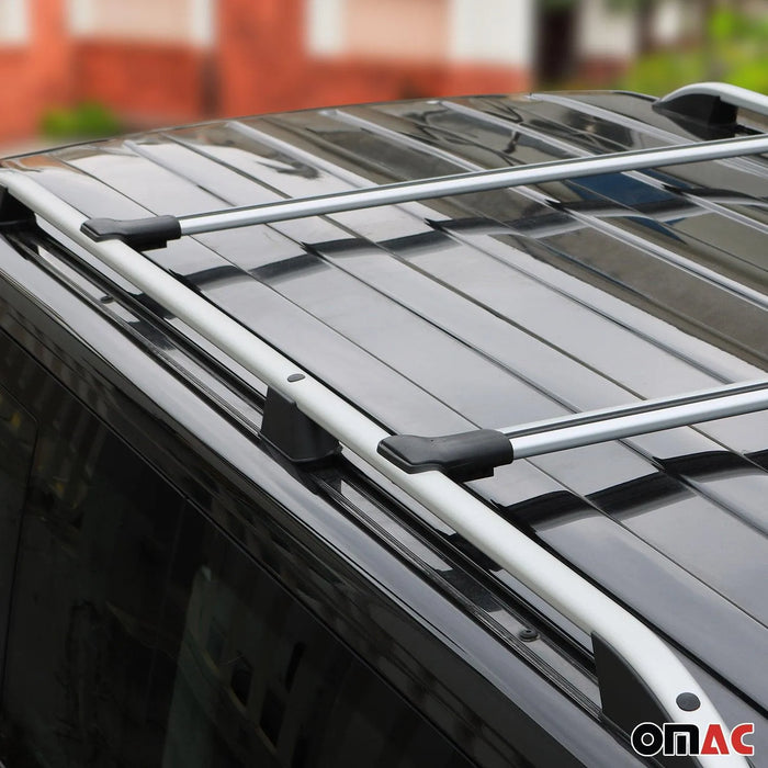 Roof Rack Cross Bars Luggage Carrier for Mercedes Metris 2016-2024 Alu Silver 2x