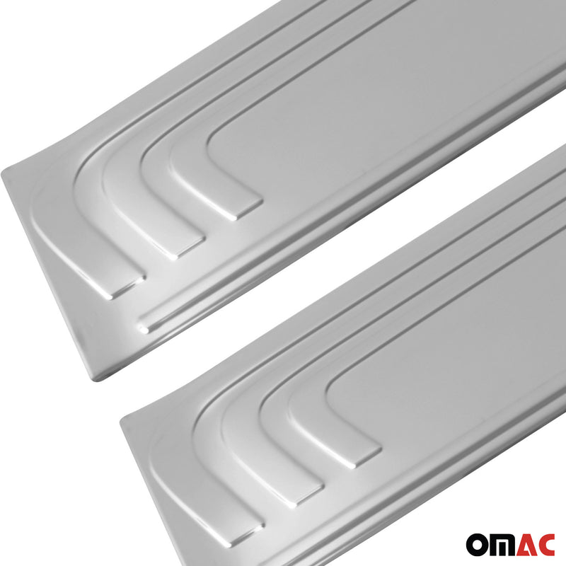 2016-2024 Mercedes Metris Door Sill Scuff Plate Scratch Protector Steel 2Pcs