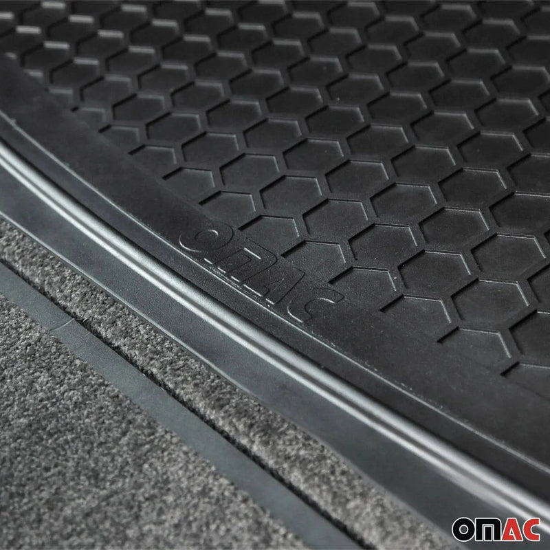 OMAC All Weather Semi Custom Fit Cargo Trunk Floor Mat Liner Car SUV Truck