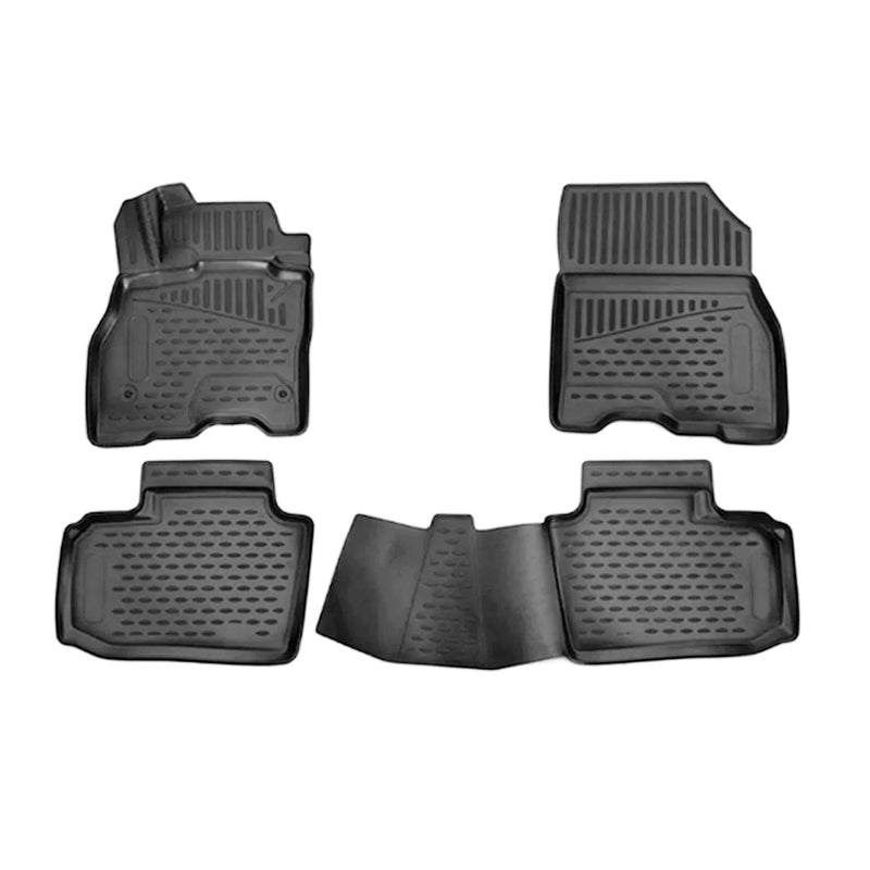 2011-2017 Nissan Leaf Floor Mats Liners Full Set All Weather Black