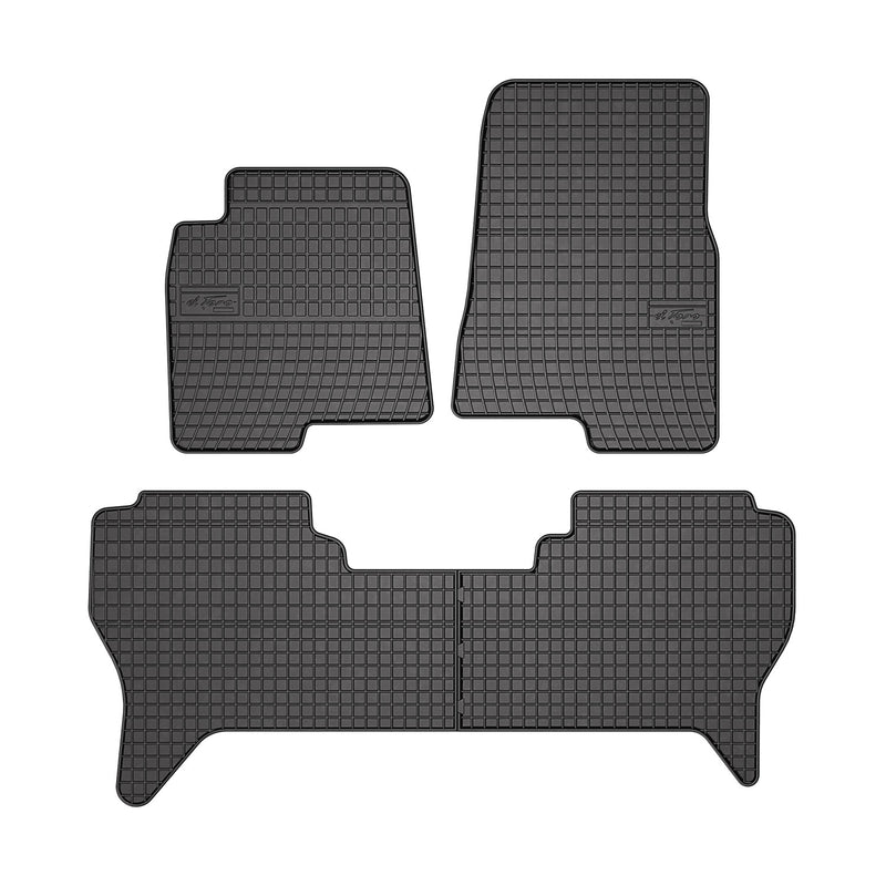 1999-2006 Mitsubishi Montero Floor Mats Liners Full Set All Weather Rubber Black