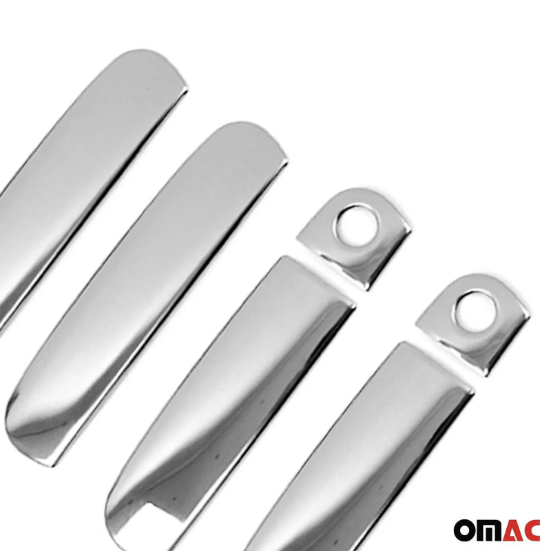 1996-2005 Audi A4 Car Door Handle Cover Protector Steel Chrome 6 Pcs