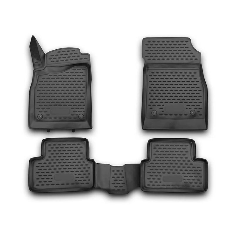 2011-2014 Chevrolet Cruze Sedan Floor Mats Liners Full Set All Weather Black