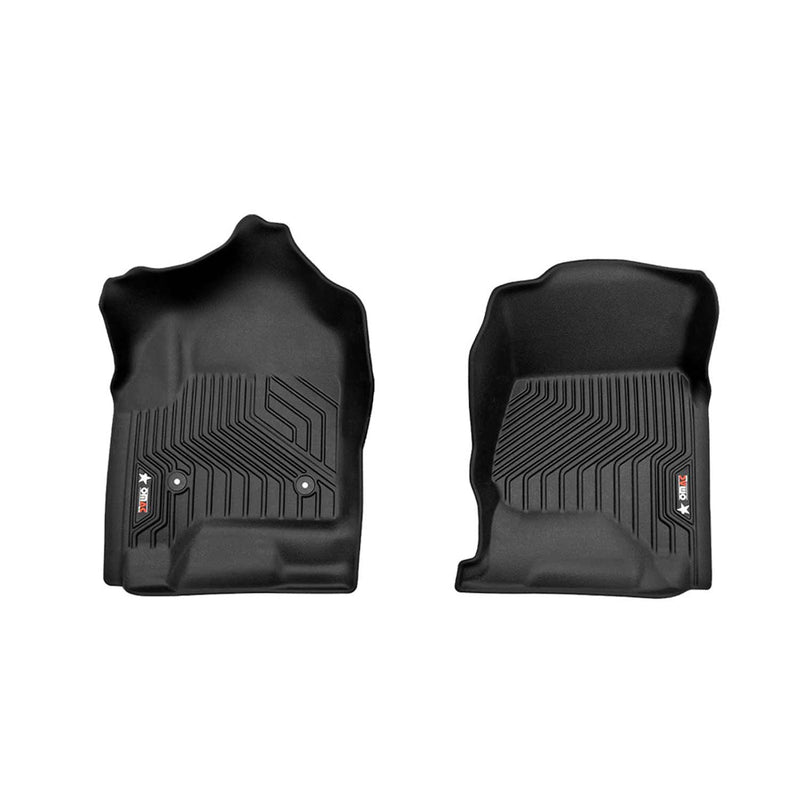 2014-2018 GMC Sierra 1500 2500HD 3500HD Silverado Double/Crew Cab Premium Floor Mats Liners First Row