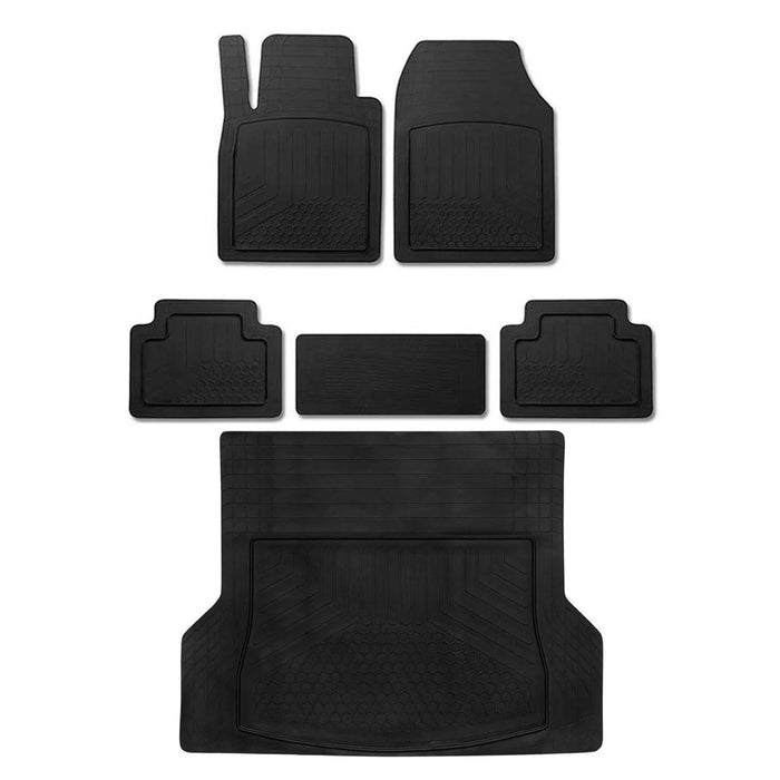 Waterproof Rubber 3D Molded Floor Mats & Cargo Liner Protection SET for Car