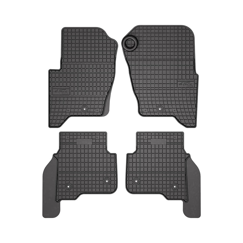 2010-2016 Land Rover LR4 Floor Mats Liners Full Set All Weather Rubber Black