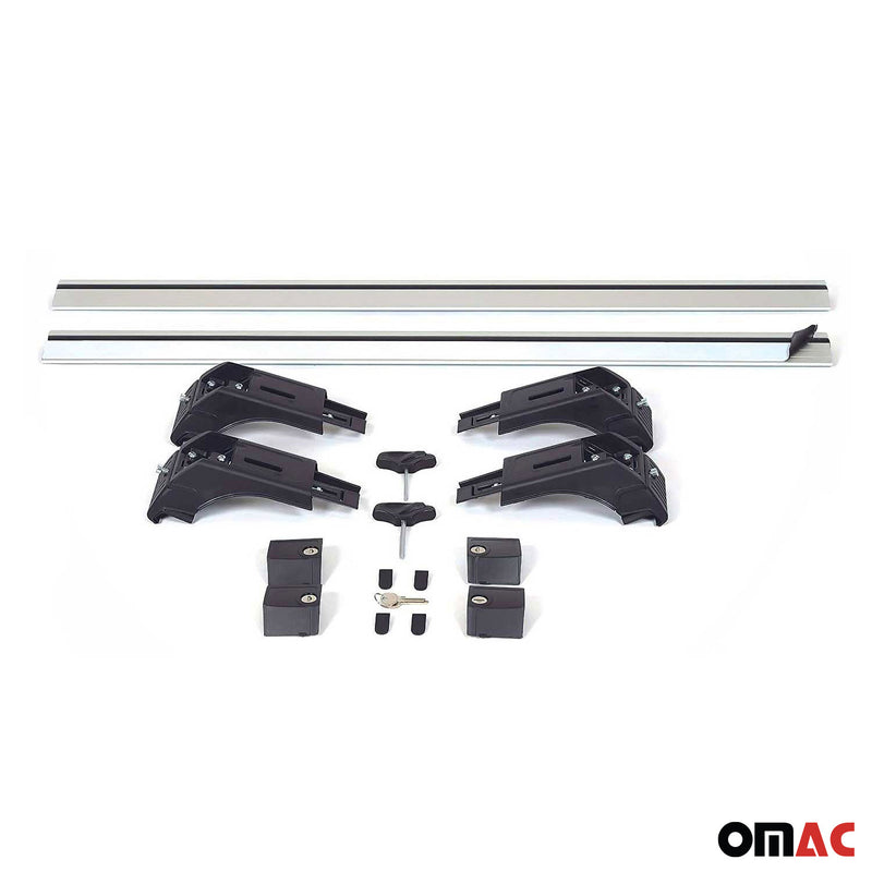 2013-2018 Audi Q3 / Q3 Quattro Roof Rack Cross Bars Black