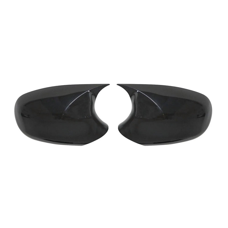 Side Mirror Cover Caps fits BMW 3 Series E90 E91 E92 2009-2012 ABS Gloss Black