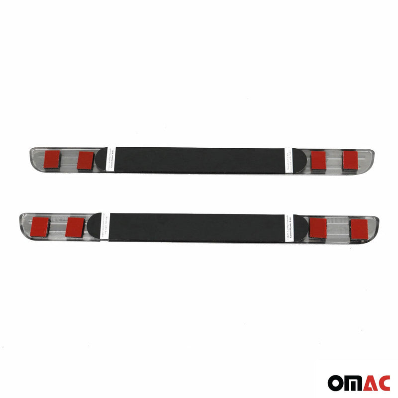 2020-2023 Mercedes A Class AMG Door Sill Scuff Plate Scratch Protector Exclusive Steel Silver 2 Pcs