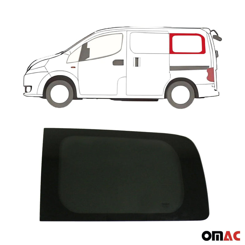 2015-2018 Chevrolet City Express Window Glass Rear Left Side Black L1 Short