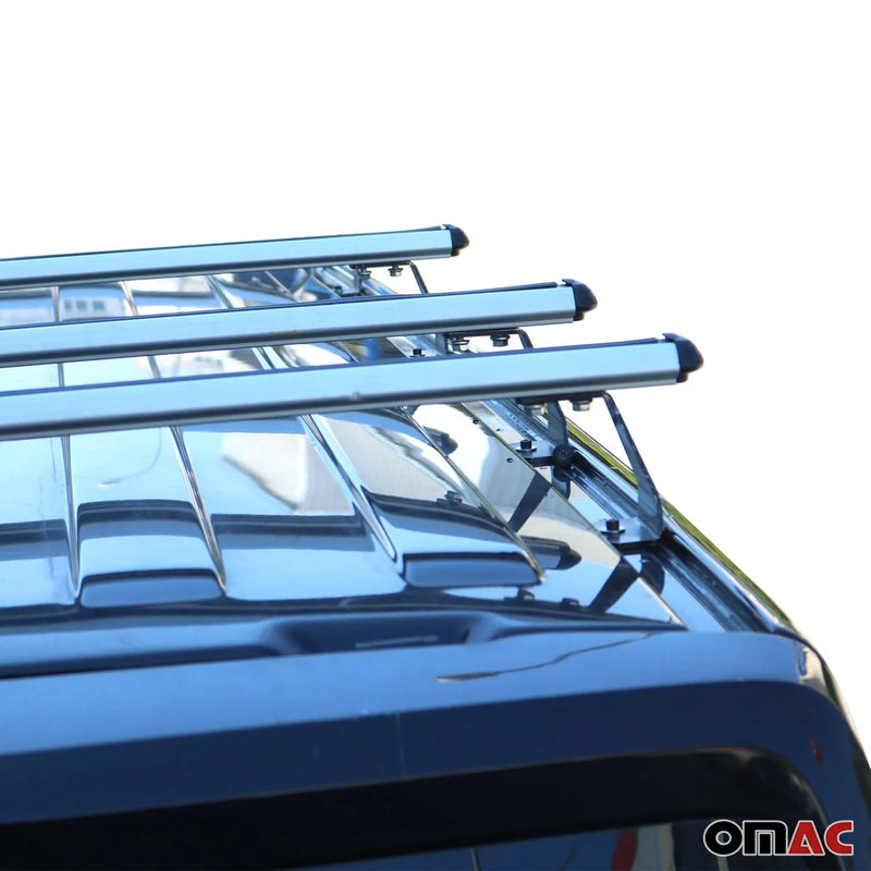 2013-2021 Nissan NV200 Roof Rack Cross Bars 3Pcs Silver