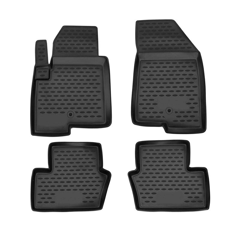 2011-2017 Jeep Patriot Floor Mats Liners Full Set All Weather Black