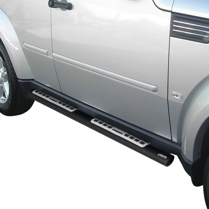 2007-2012 Dodge Nitro Running Boards Side Steps Black