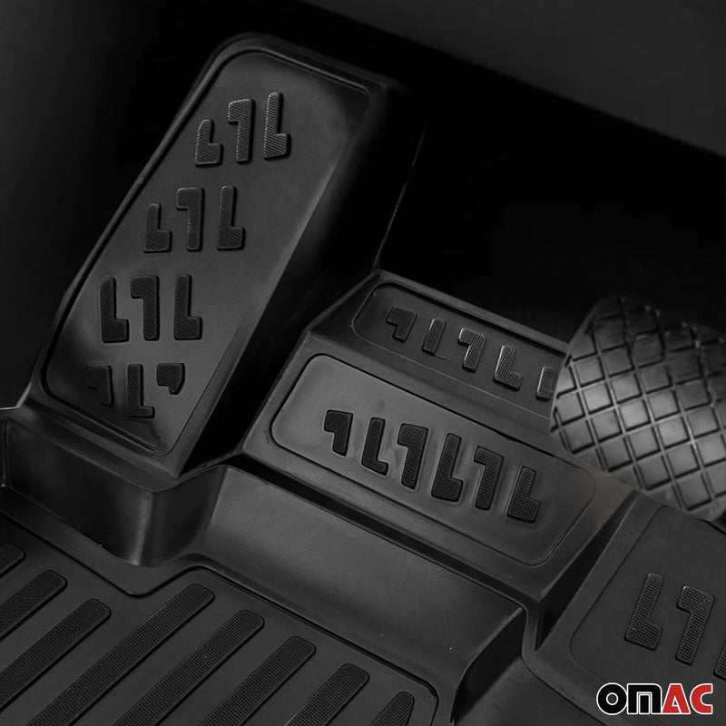 2019-2023 VW Arteon Floor Mats Liners Full Set All Weather Black