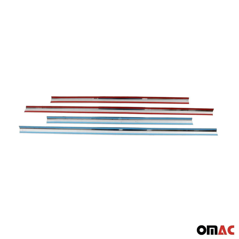 Window Molding Trim Streamer for Mercedes M ML Class W163 1997-2005 S. Steel 4x - OMAC USA