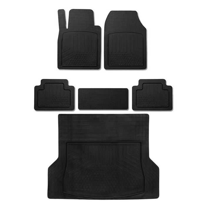 Waterproof Rubber 3D Molded Floor Mats & Cargo Liner Protection Duty SET