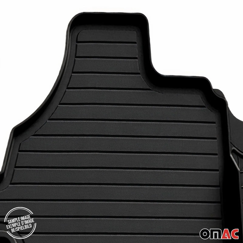 2019-2024 Ford Focus Floor Mats Liners Full Set All Weather Black