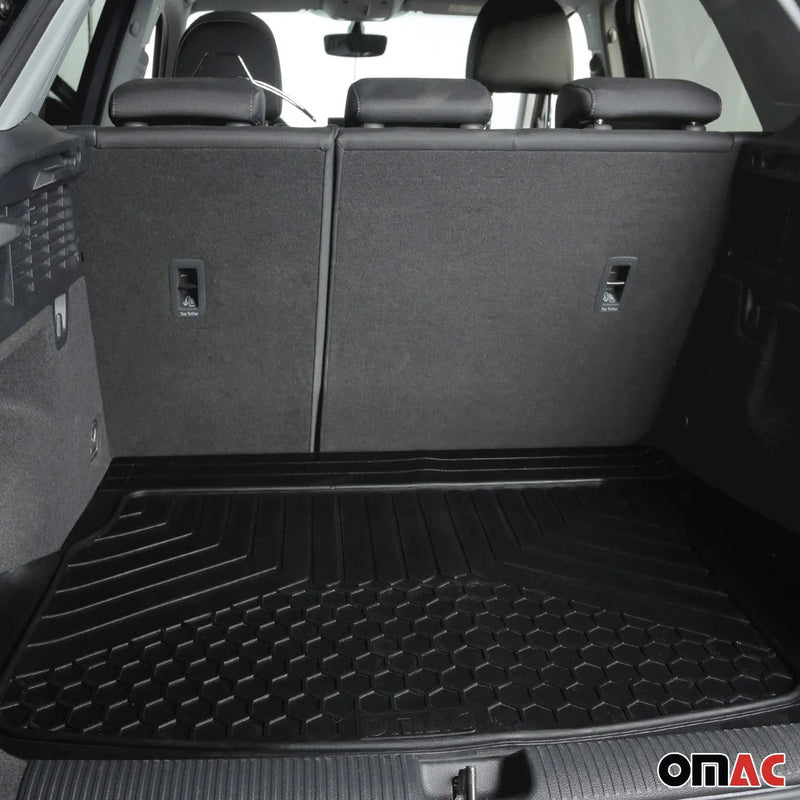 Cadillac XTS Semi-Custom fit Cargo Mats Liner All Weather Black Rubber