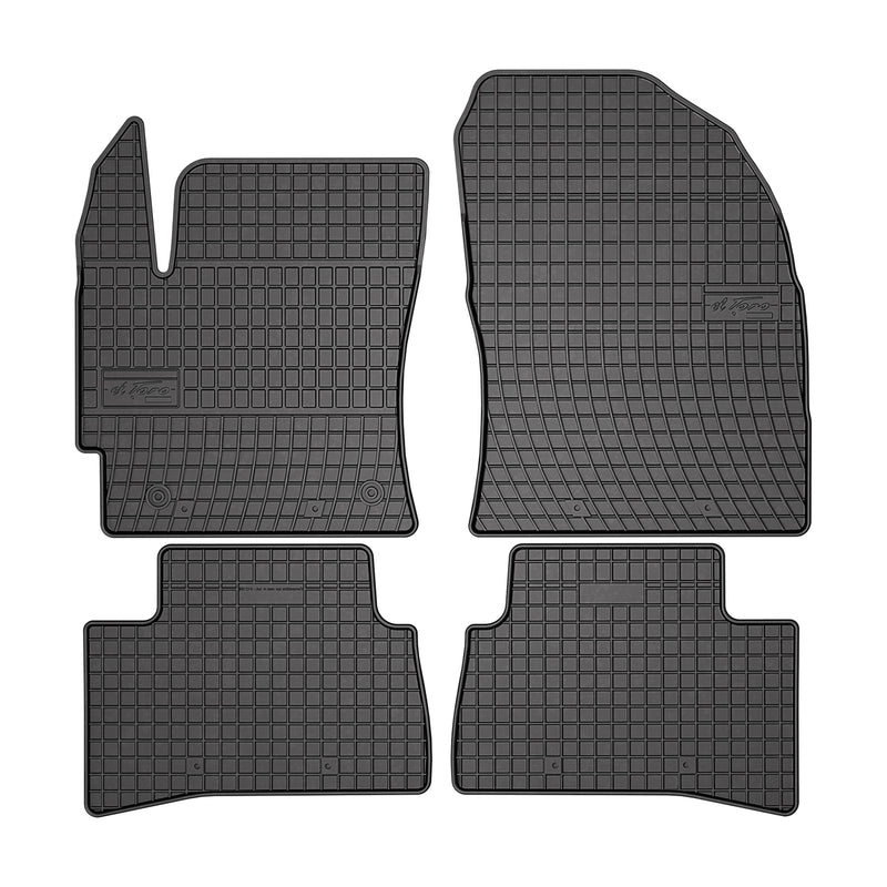 2022-2024 Toyota Corolla Cross Floor Mats Liners Full Set All Weather Rubber Black