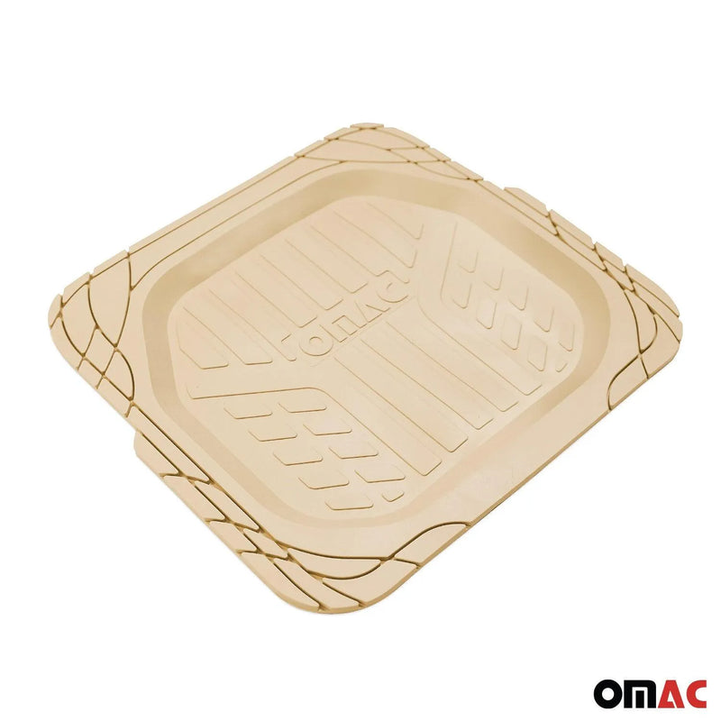 Semi-Custom fit Floor Mats Liner for Hyundai Tucson Beige All Weather 4x