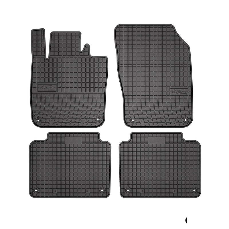 2018-2021 Volvo V90 Floor Mats Liners Full Set All Weather Rubber Black